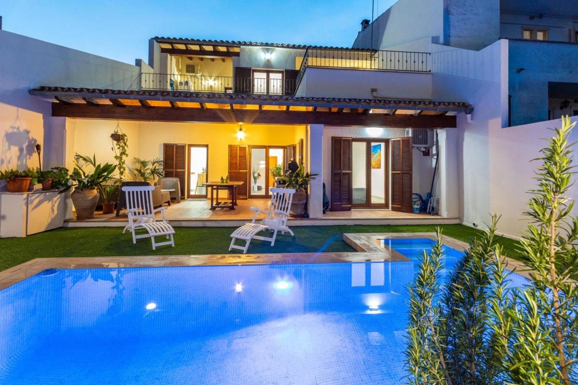 Beautiful Mallorca Villa - 3 Bedrooms - Villa Townhouse Memories - Walking Distance To Town Square And Private Pool - Consell Exterior foto